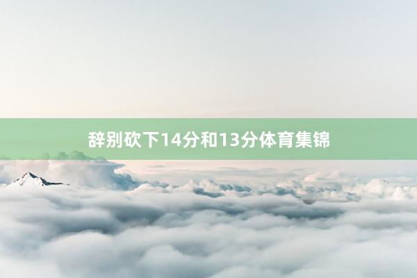 辞别砍下14分和13分体育集锦