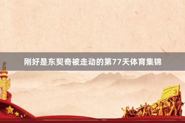 刚好是东契奇被走动的第77天体育集锦