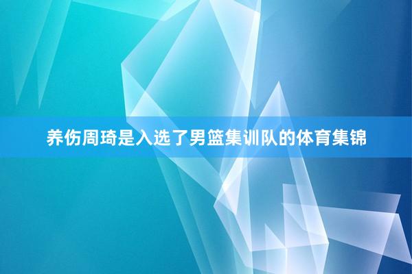 养伤周琦是入选了男篮集训队的体育集锦