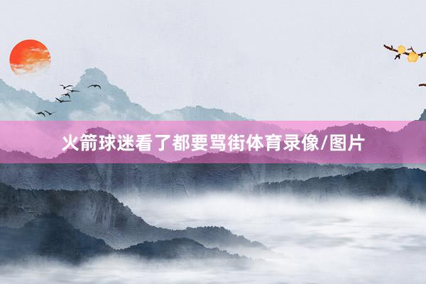 火箭球迷看了都要骂街体育录像/图片